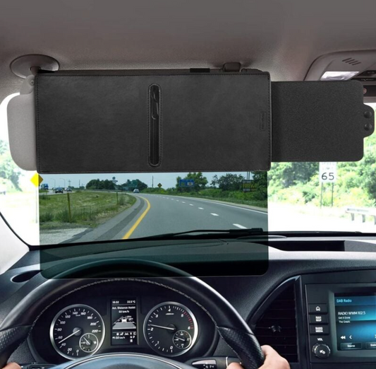 Estensione universale per aletta parasole per auto