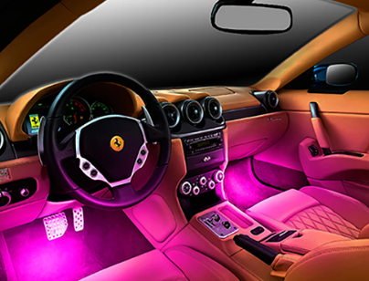 LED interni multicolore telecomandati