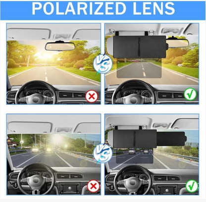 Estensione universale per aletta parasole per auto