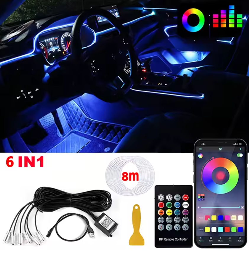 Strisce LED per interni auto