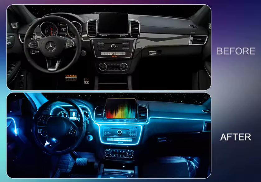 Strisce LED per interni auto